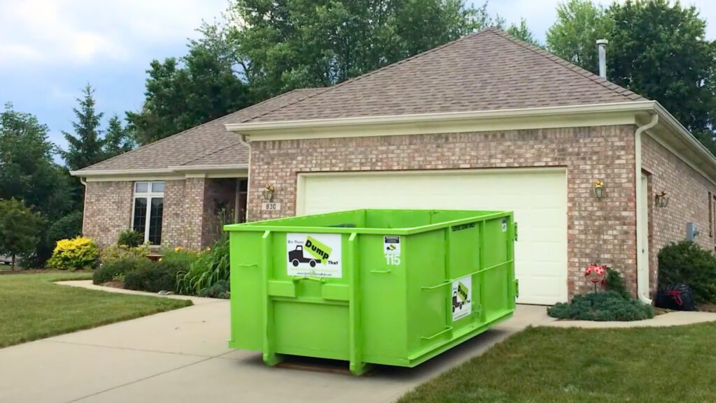 bin hero mobile in front of a house